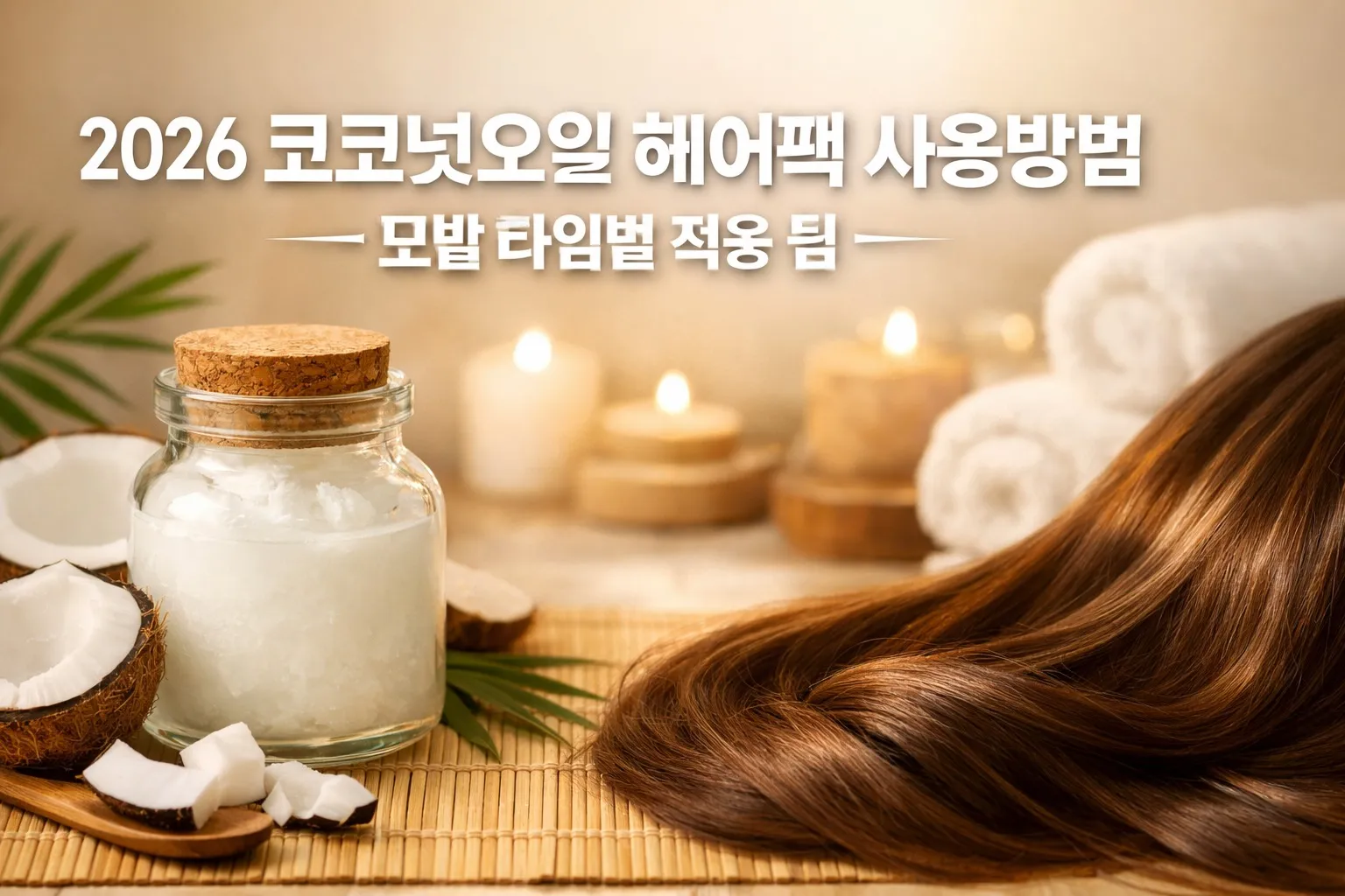 2026 코코넛오일 헤어팩 사용방법