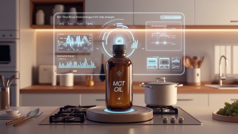 2026년 AI 식단 혁명: 당신의 혈당 데이터에 딱 맞는 MCT 오일 최적 섭취량은?