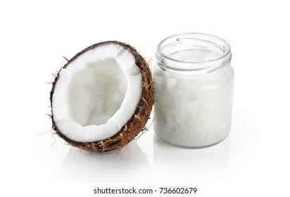 Coconut glass jar fresh oil 260n