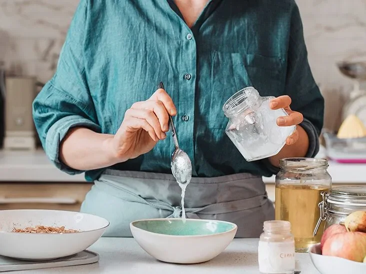 Coconut oil cooking granola kitc